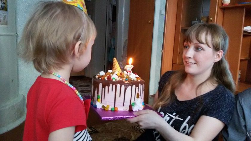 3 годика справили отлично! Много букв и фото.