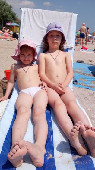 Первый раз на море в этом году😎