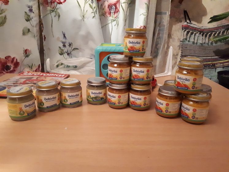 Отдам овощное пюре