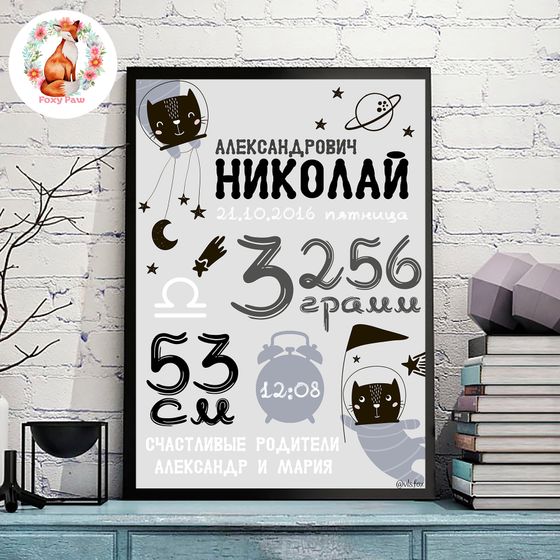 Пост-визитка. Метрика-декор для деток :) Мобили из фетра :)