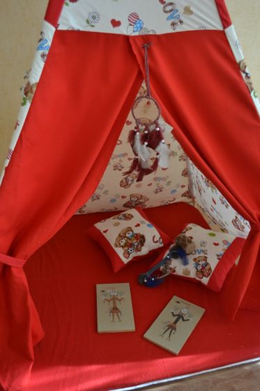 Визитная карточка: детские вигвамы, Омск
