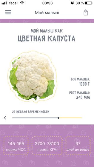 Пошла 27 неделя??могу сказать