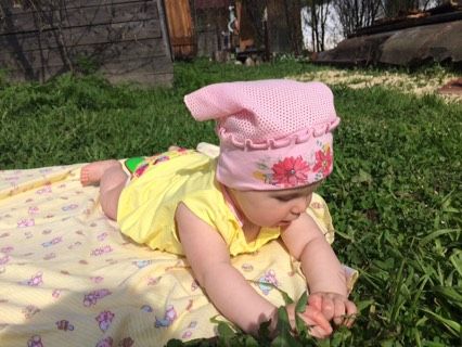 На даче!