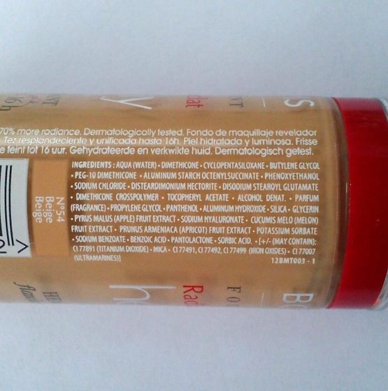 Тональный флюид от Bourjois Healthy mix.