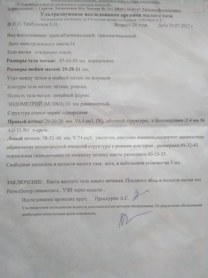 Мое плачевное узи