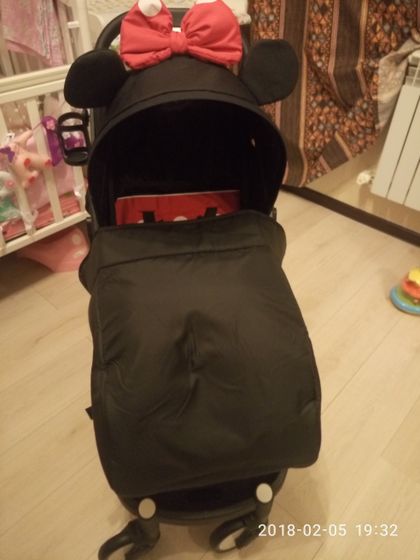 Пришла наша коляска уоуа plus с али экспресс.