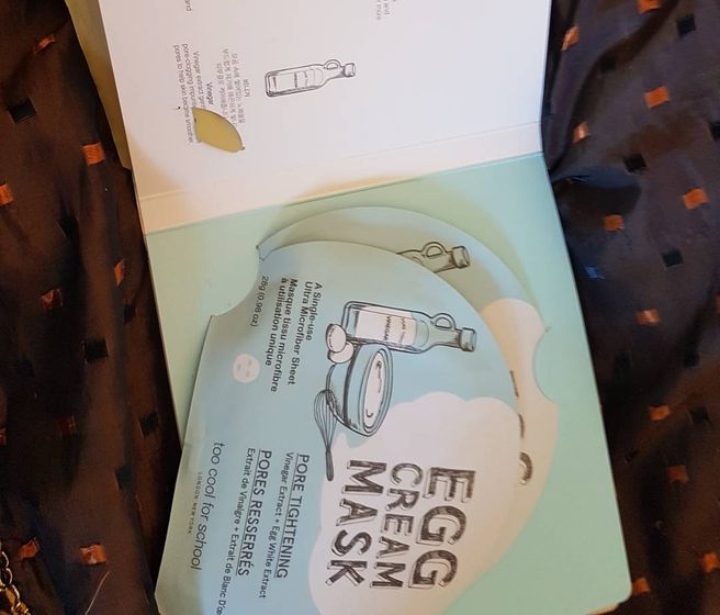 Тканевые маски. Экспресс уход от sephora, tonymoly, to cool for school egg cream mask. Отзыв