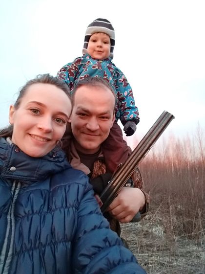Кто где, а мы ждём роды на охоте))