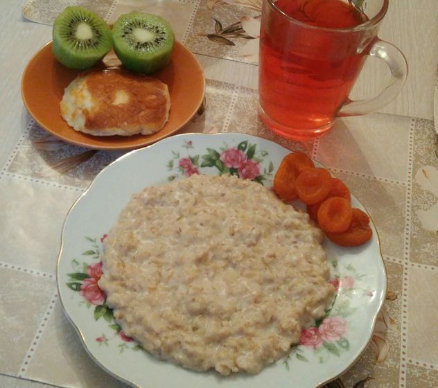 Завтрак.