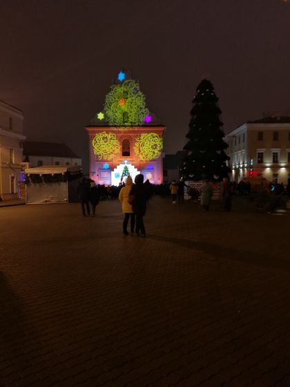 Новогоднее представление на ратуше