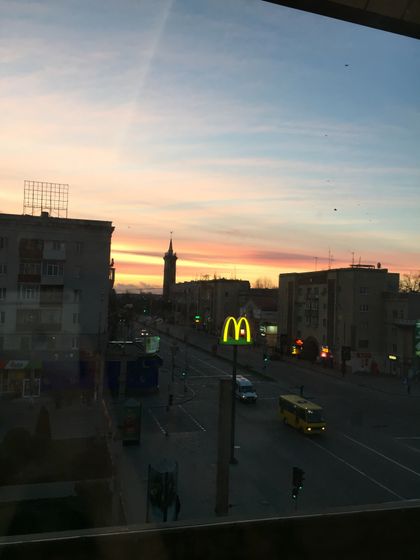 Спасибо сыну за чудные рассветы !)