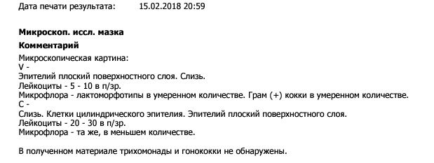 Лейкоциты в цервик канале достали