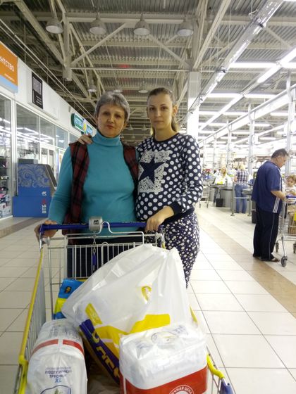 😊Наша поездка в Ленту сегодня вечером