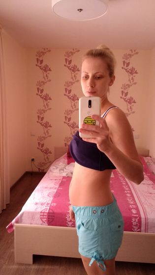Животик через НЕДЕЛЮ после ВТОРЫХ родов??