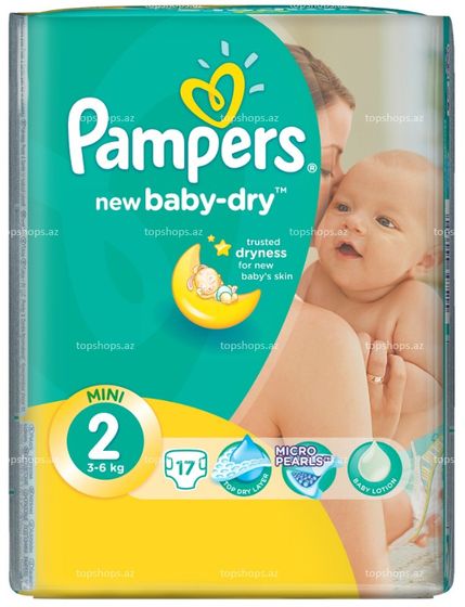 Pampers new baby dry 2. (3-6кг)