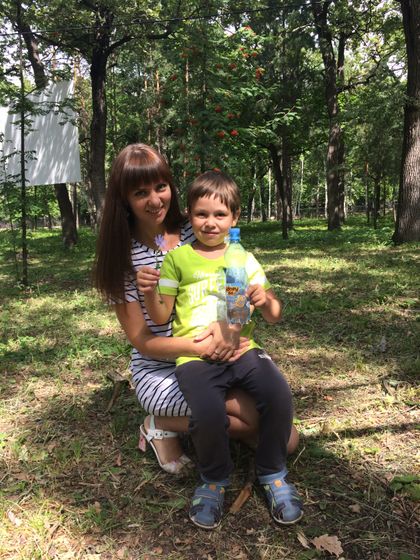 Я и мой 5- летний сынок